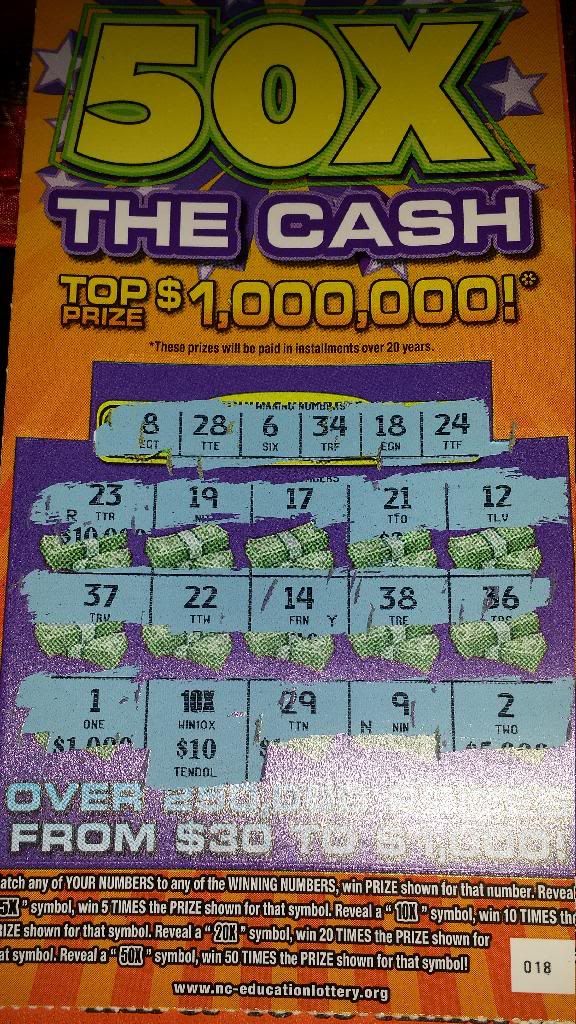 North Carolina Scratch Offs Lottery Post
